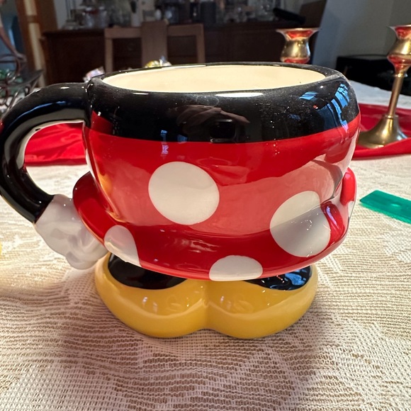 Disney Mickey and Minnie Ceramic footed pedestal mug/bowls from Disney World - Picture 14 of 14